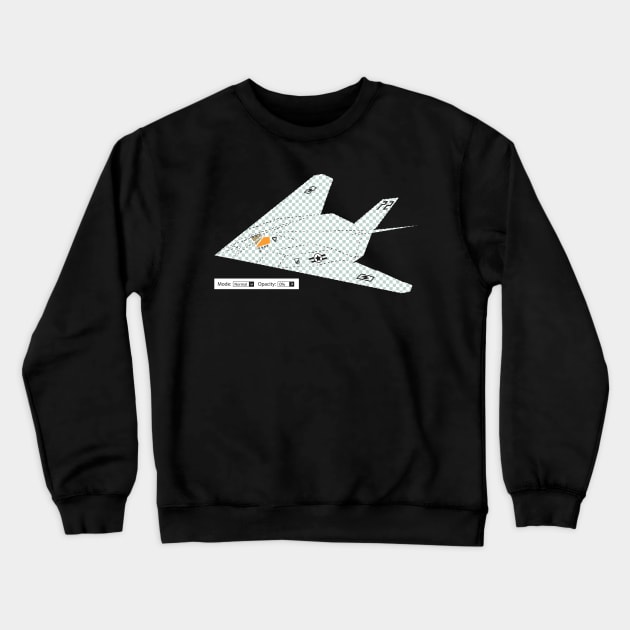 stealth Crewneck Sweatshirt by micronisus